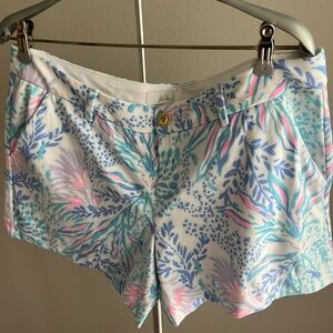 Lilly Pulitzer Callahan Stretch Shorts-size 12